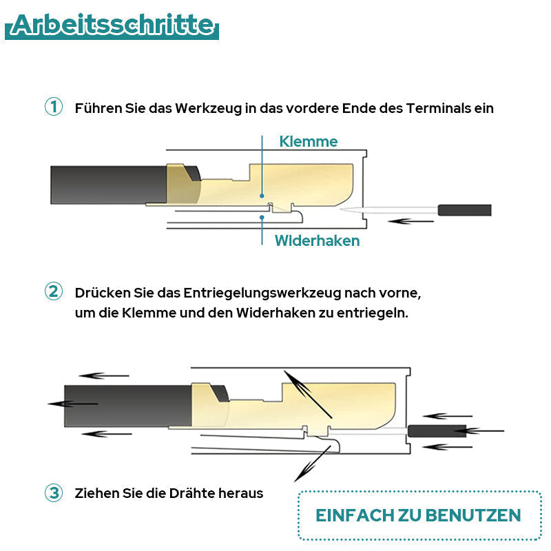 Werkzeug Zum Entfernen Von Autoklemmen