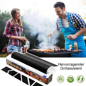 Hirundo Antihaft BBQ Grillmatten mit Schneidebox