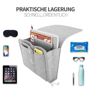 Filz Bettaufhänger Organizer Tasche für Bett Sofa Schreibtisch