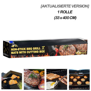 Hirundo Antihaft BBQ Grillmatten mit Schneidebox