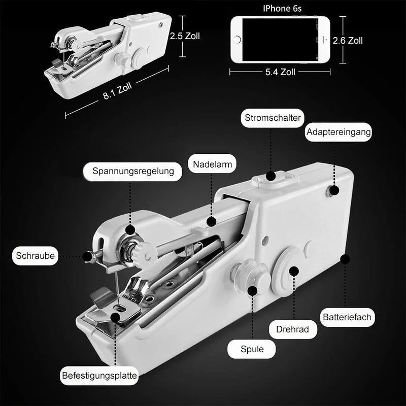 Mini tragbare Handnähmaschine