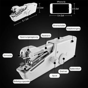 Mini tragbare Handnähmaschine