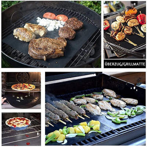 Hirundo Antihaft BBQ Grillmatten mit Schneidebox