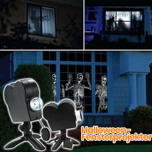 Holographische Halloween-Projektion