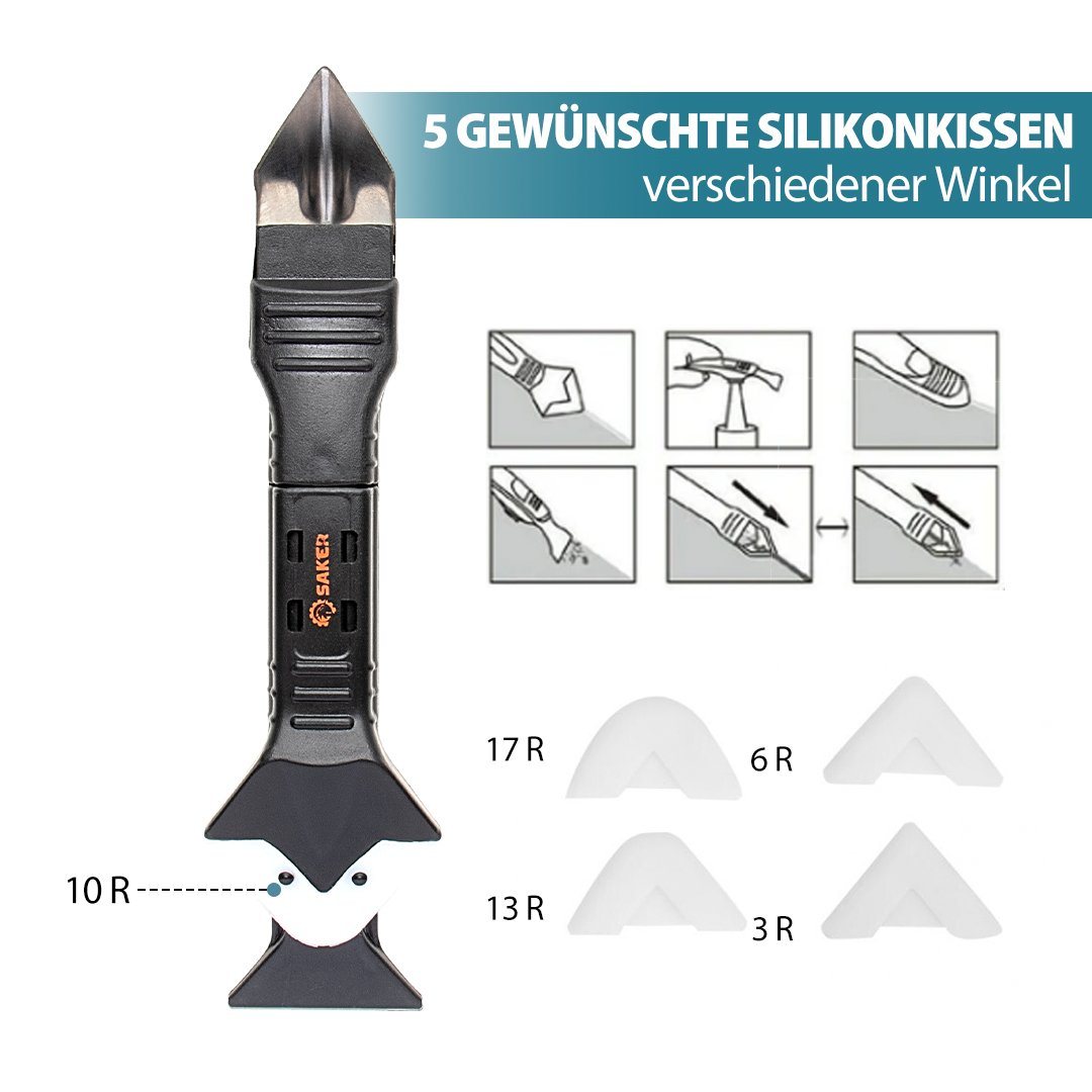 Saker 3 In 1 Silikon-Abdichtungswerkzeug