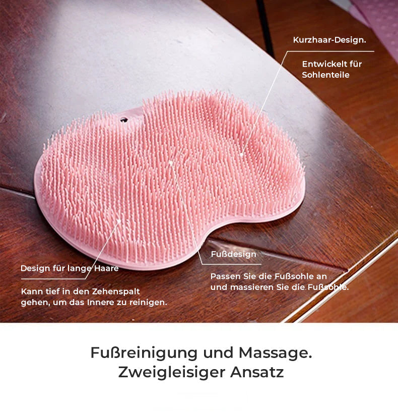 Fuß- und Rückenschrubber für die Dusche, Massagepad