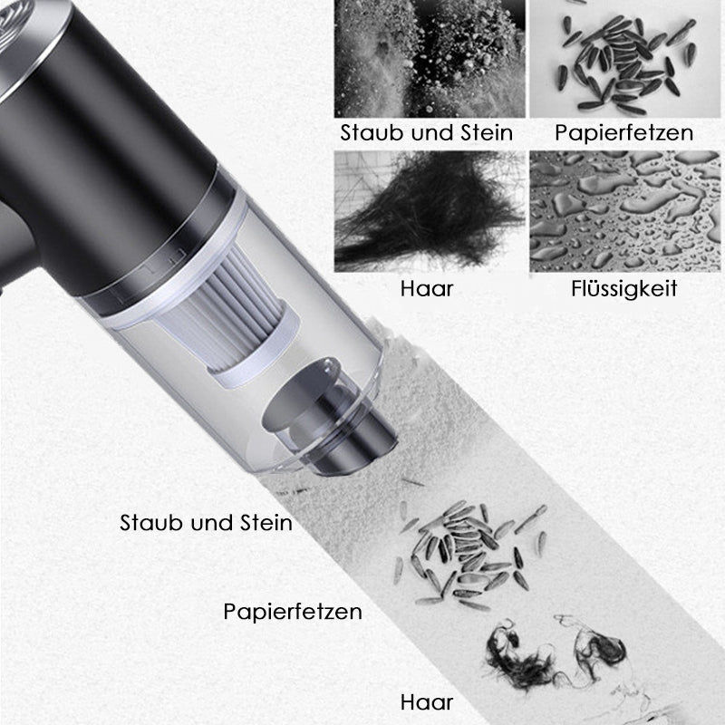Kabelloser Handstaubsauger für Autos